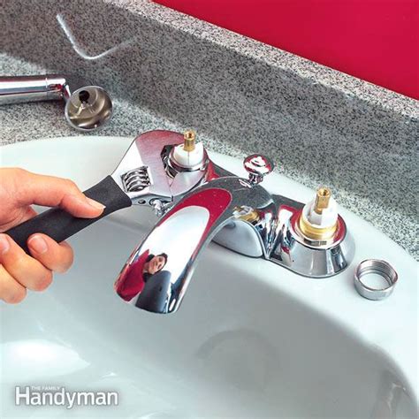 bathroom sink handle leaking|How to fix a leaking bathroom faucet handle (replacing a stem。